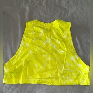 Lululemon All Yours Cropped Cotton Tank - size 2